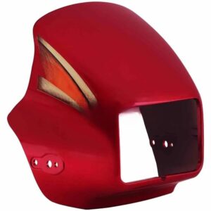 SAI-337C Head Light Visor mask hero Splendor Pro new Graphics Red