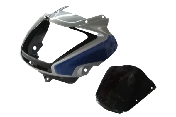 SAI-350A-scaled Head Light Visor mask Hero Splendor I smart Silver blue Bike