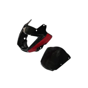 Head Light Visor mask Hero Splendor I smart Black red Stk