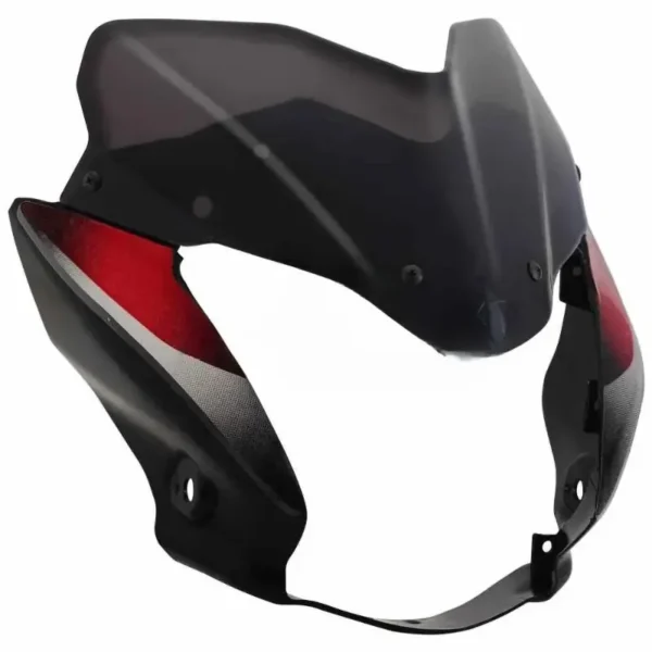 SAI-353-1 Head Light Visor mask Bajaj Discover 100m W g Black red Stk product image