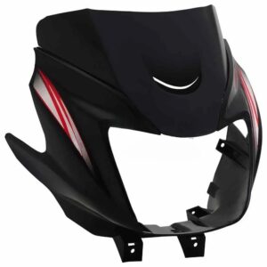 SAI-356 Head Light Visor mask TVS Star City Plus Latest Black