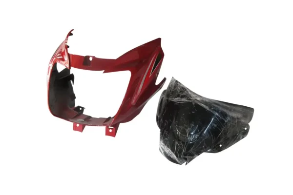 Head Light Visor mask TVS Star City Plus Latest Red