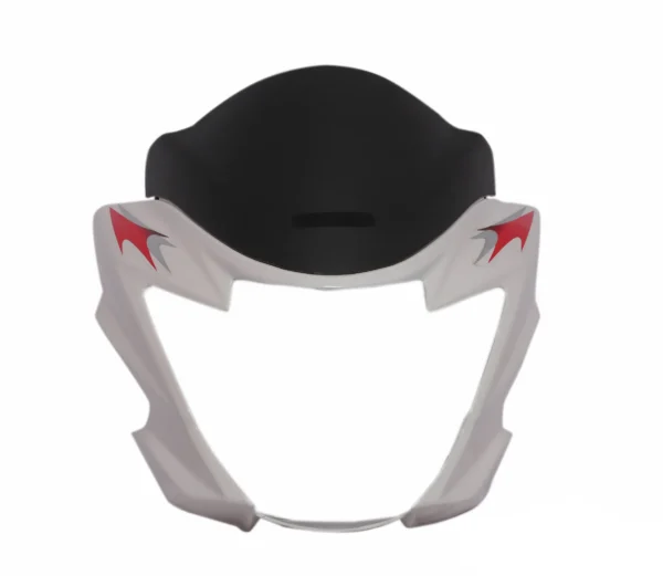 SAI-358C Head Light Visor mask suzuki Hayate White