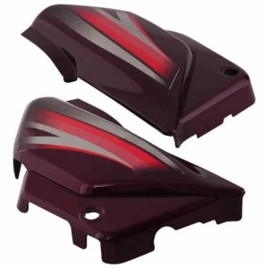 SAI-359D Side Panel cover Hero Splendor Pro new Graphics Wine Red