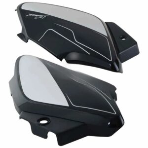 SAI-361E Side Panel cover Hero Splendor I smart Black silver Stk