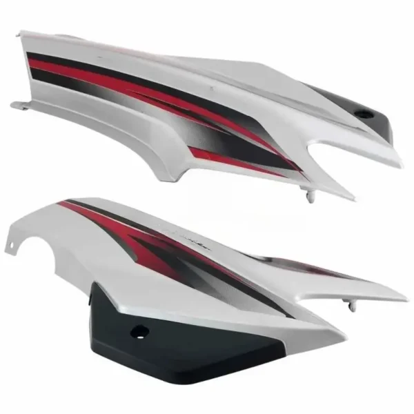 SAI-362D-1 Side Panel cover Hero Super Splendor Latest type 2 Silver