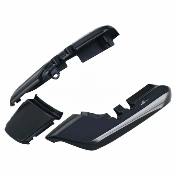 SAI-370B Tail Panel seat Cowl Hero Splendor Pro new Graphics Black silver Stk