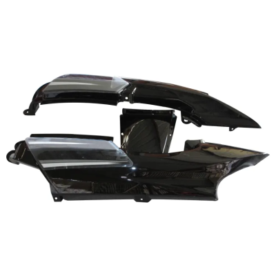 SAI-372B-400x400 Tail Panel seat Cowl Hero Super Splendor Latest Type 2 Black grey Stk