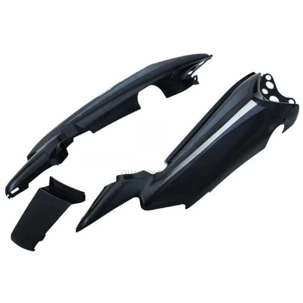 SAI-373B Tail Panel seat Cowl Hero Splendor Nxg Black silver Stk