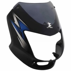 SAI-392A-1 Head Light Visor mask bajaj Ct100 N m Latest Black blue Stk product image