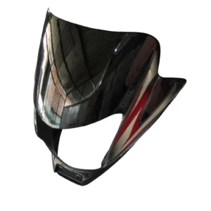 SAI-393 Head Light Visor mask Bajaj Platina 100es Black red Stk product image