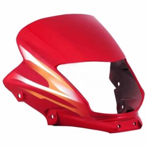 Head Light Visor mask Bajaj Platina 100es Red product image