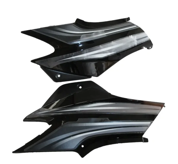 SAI-394B-1 Side Panel cover Hero Super Splendor Latest type 3 Black grey Stk