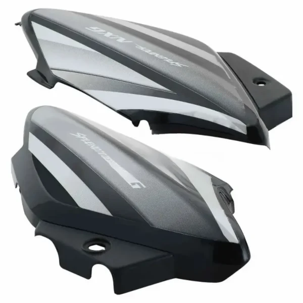 SAI-395B-2 Side Panel cover Hero Splendor Nxg Latest new Graphics Black silver Stk