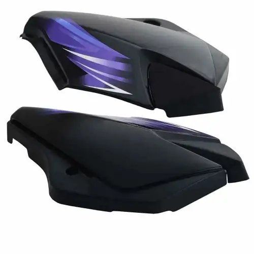 SAI-397C Side Panel cover TVS Star Cvti 110cc N m Black purple Stk