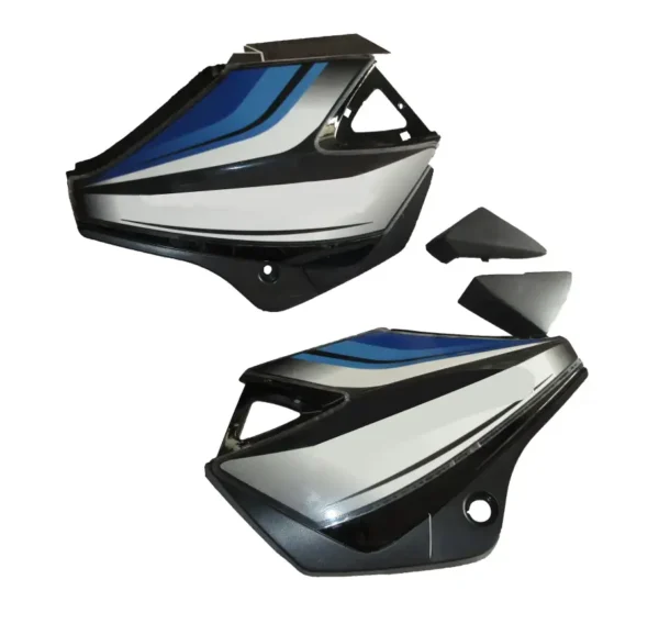 SAI-398A Side Panel cover TVS Star Cvti 110cc Latest type 3 Black blue Stk
