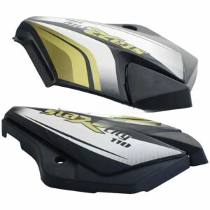SAI-398C Side Panel cover TVS Star Cvti 110cc Latest type 3 Black yellow Stk