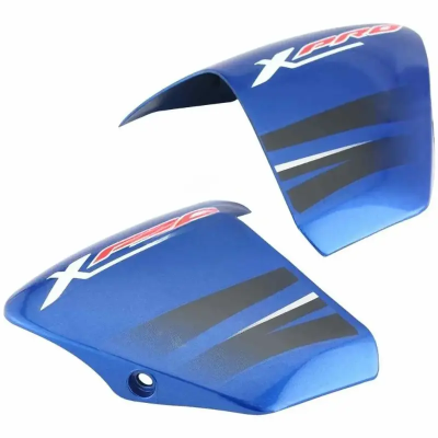 Hero Passion Xpro Tank Side Cover Set - Blue Metallic | Genuine Parts panel Set lh rh Hero Passion Xpro Blue metalic Stk