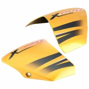 Hero Passion Xpro Tank Side Cover Set - Yellow Metallic panel Set lh rh Hero Passion Xpro Yellow metalic Stk