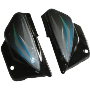 SAI-413 Side Panel cover Hero Splendor Pro aw Black grey Stk