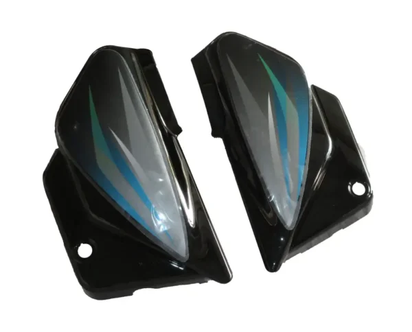 SAI-413 Side Panel cover Hero Splendor Pro aw Black grey Stk