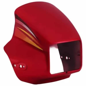 SAI-414-1 Head Light Visor mask Hero Splendor Pro black Alloy Wheels Red