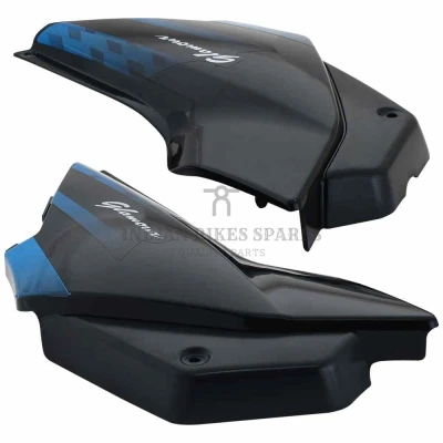 Side Panel cover Hero Glamour Latest N m type 5 Black blue Stk