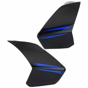 Bajaj Pulsar Digital Tank Side Cover Panel Set - Genuine Replacement panel Set lh rh Bajaj Pulsar Digital Ug6 Black blue Stk