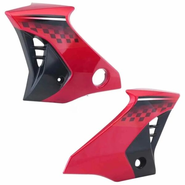 Tank Side Cover Set for Hero Honda Glamour N m - Replacement Panels panel Set lh rh Hero Honda Glamour N m type 6 Red