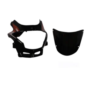 Head Light Visor mask hero Glamour Black red Stk