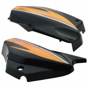 SAI-450-1 Side Panel cover Hero Super Splendor O m Black orange Stk product image