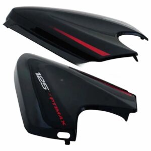 SAI-458 Side Panel cover Honda Cb Shine Type 5 Blackred Stk