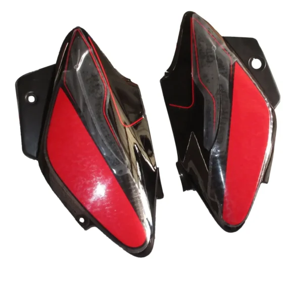 SAI-484D-1 Side Panel cover Hero Splendor I smart Type 2 Black Red Bike