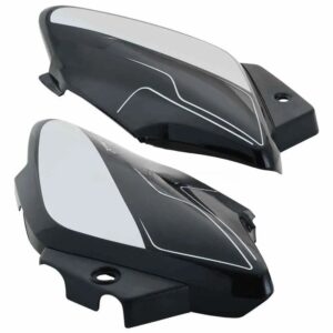SAI-484F Side Panel cover Hero Splendor I smart Type 2 Black silver Stk