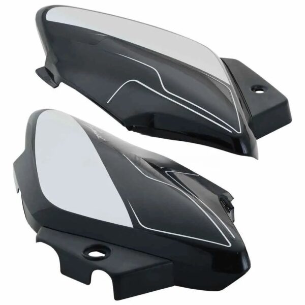 SAI-484F Side Panel cover Hero Splendor I smart Type 2 Black silver Stk
