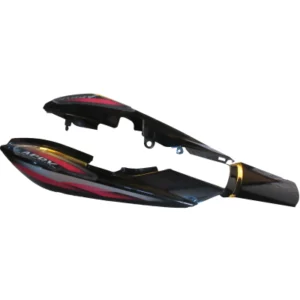 SAI-497A-400x400 Tail Panel seat Cowl Hero Splendor Pro Type 4 Black red Stk