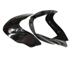 SAI-550B Head Light Visor mask bajaj Xcd 135cc Black green Stk
