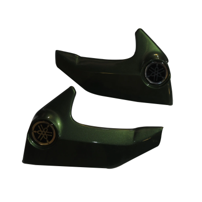 Yamaha Fz Army Green Tank Side Cover Panel Set - LH RH panel Set lh rh yamaha Fz Army Green
