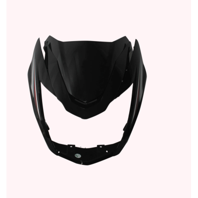 SAI-664A-400x400 Head Light Visor mask TVS Victor N m Black red Stk