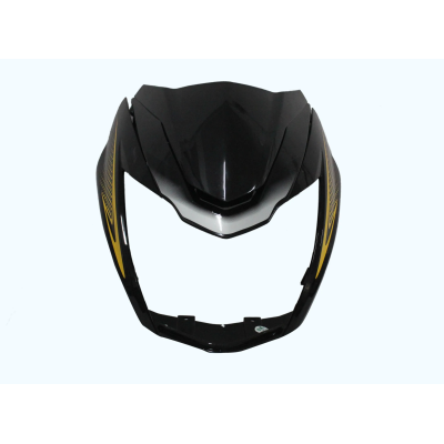 SAI-664F-400x400 Head Light Visor mask TVS Victor N m Black golden Stk