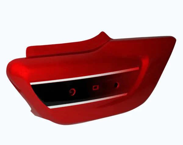 SAI-694C Side Panel cover TVS Radeon Red