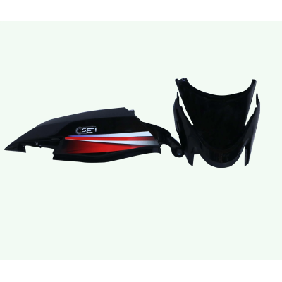 SAI-732A-400x400 Tail Panel seat Cowl Hero Super Splendor T 5 Black red Stk