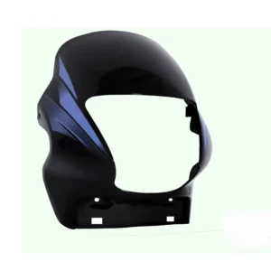 SAI-86 Head Light Visor mask Hero Passion Plus Latest Black blue Stk