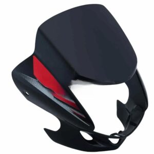 SAI-88 Head Light Visor mask hero Cd Deluxe N m Black red Stk