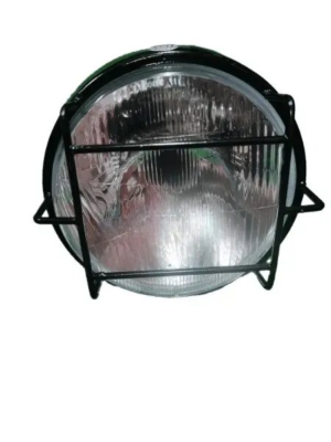 Head Light Assy java yazdi black With Grill