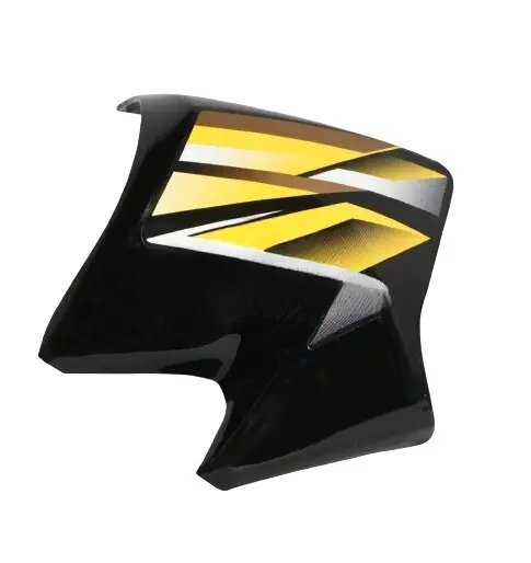 Hero Honda Shine SP Type 3 Tank Side Cover Panel Set - Black & Yellow Tank Side Cover Panel Set LH RH Hero Honda Shine SP Type 3 Black Yellow STK product image