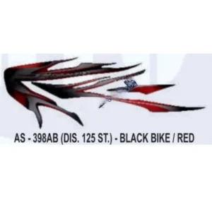 graphics-sticker-set-for-bajaj-discover-125-st-black-vehicle-red-sticker-400x400 Sticker Set For Bajaj Discover 125 St