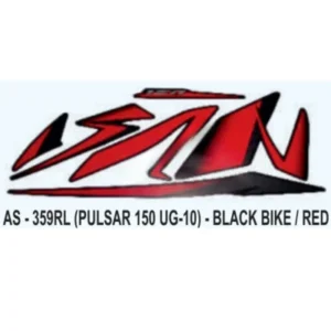 graphics-sticker-set-for-bajaj-pulsar-150-ug10-black-vehicle-red-sticker-400x400 Sticker Set For Bajaj Pulsar 150 Ug10