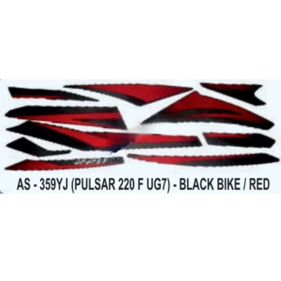 graphics-sticker-set-for-bajaj-pulsar-220-f-ug7-black-vehicle-red-sticker-400x400 Sticker Set For Bajaj Pulsar 220 product image