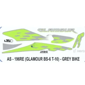 graphics-sticker-set-for-hero-glamour-i3s-bs6-type-10-grey-vehicle-400x400 Green Sticker Set For Hero Glamour Bs6
